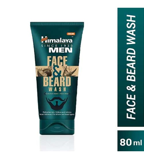 Himalaya Men Face and Beard Wash with Coconut Water and Aloe Vera 80ml